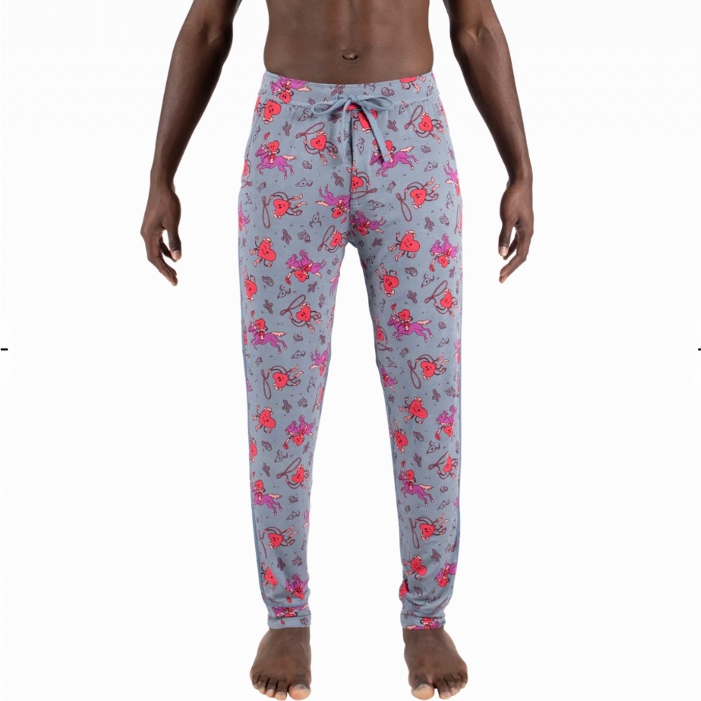 425. SUPER SOFT SAXX SNOOZE PANT… “I ❤️ COWBOYS UNISEX - Picture 3 of 6